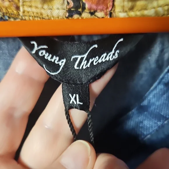 Floral Patchwork Button Down Shirt - Picture 6 of 10